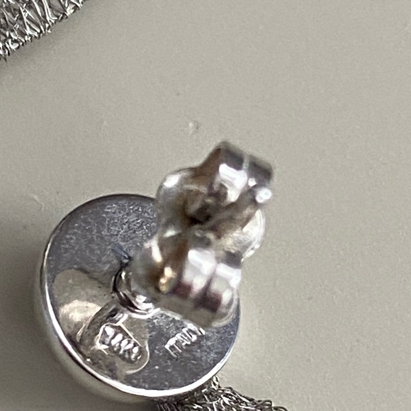 White gold necklace and earrings set - Picture 10 of 10